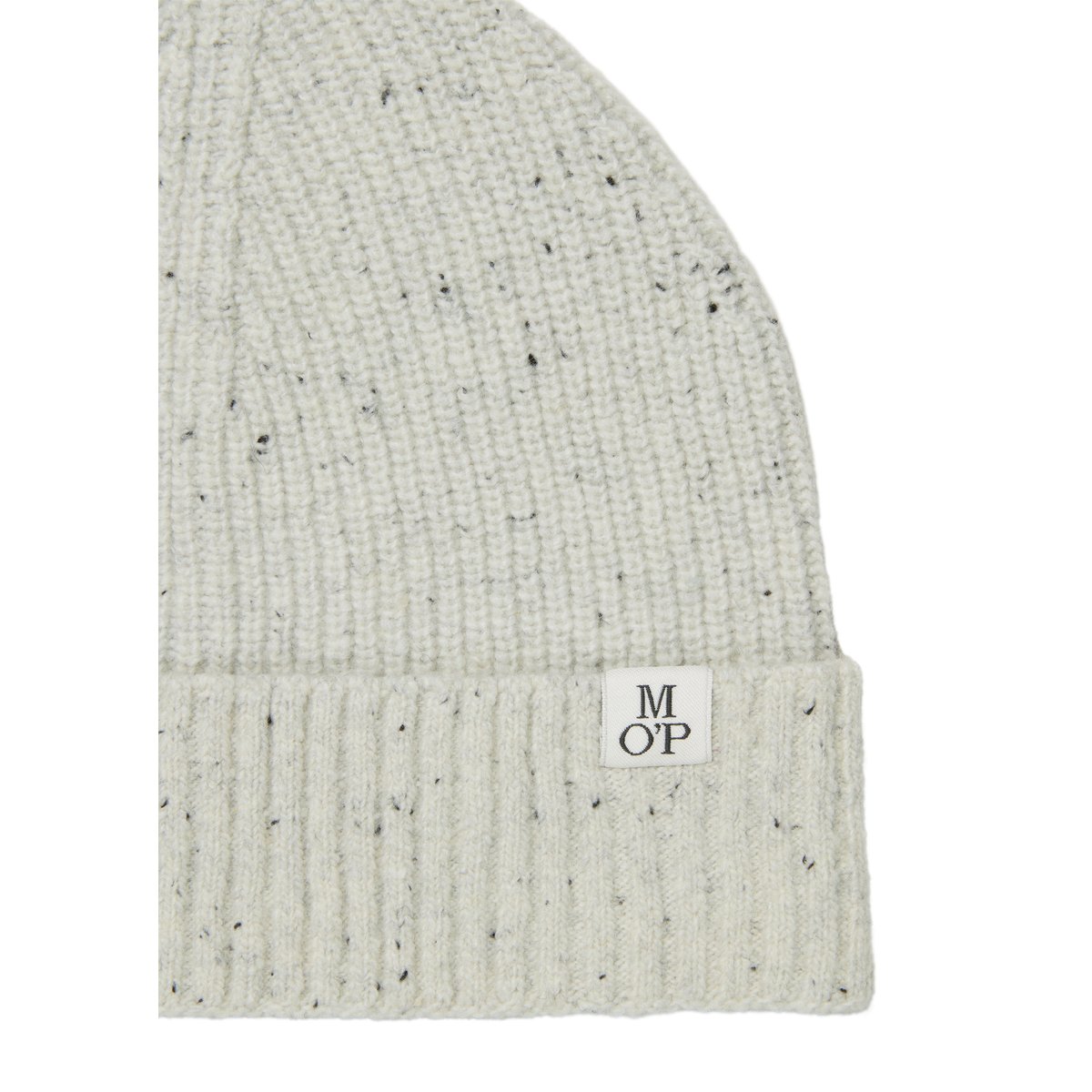 Casquette en mélange de laine de tige recyclée blanc, MARC O'POLO
