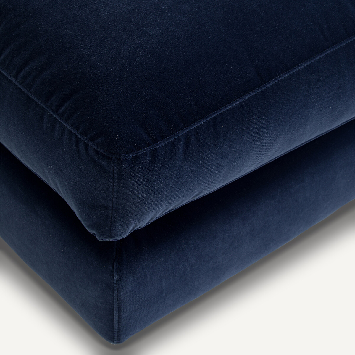 Velvet footrest, Skander midnight blue, AM.PM