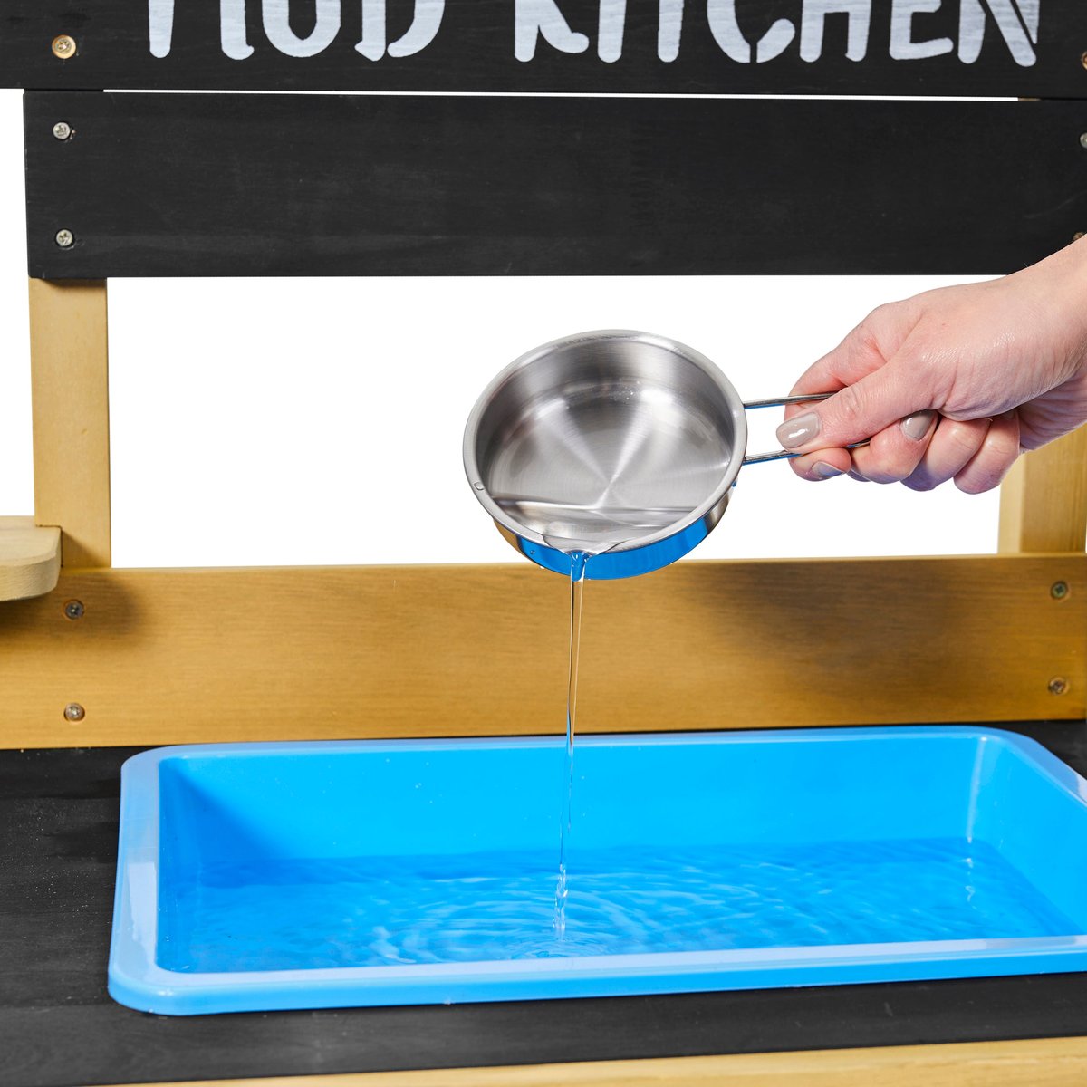 Cuisine d'extérieur pour enfant marron - bleu - noir, TP TOYS