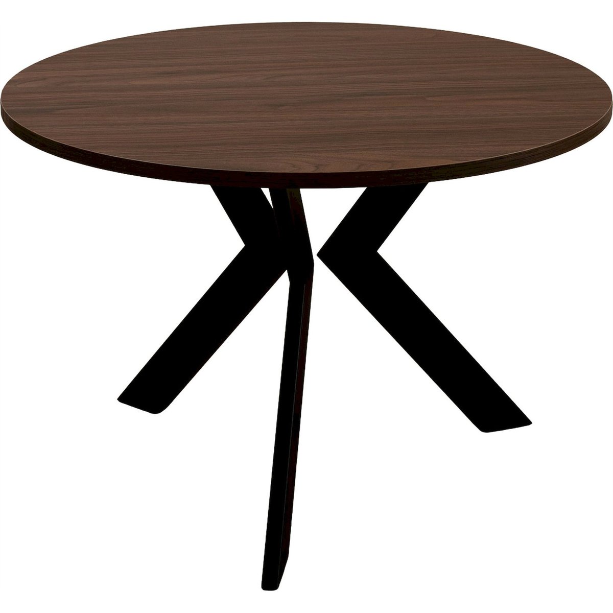 Table basse ronde métal collection LOUSSLY bois clair, RECOLLECTION