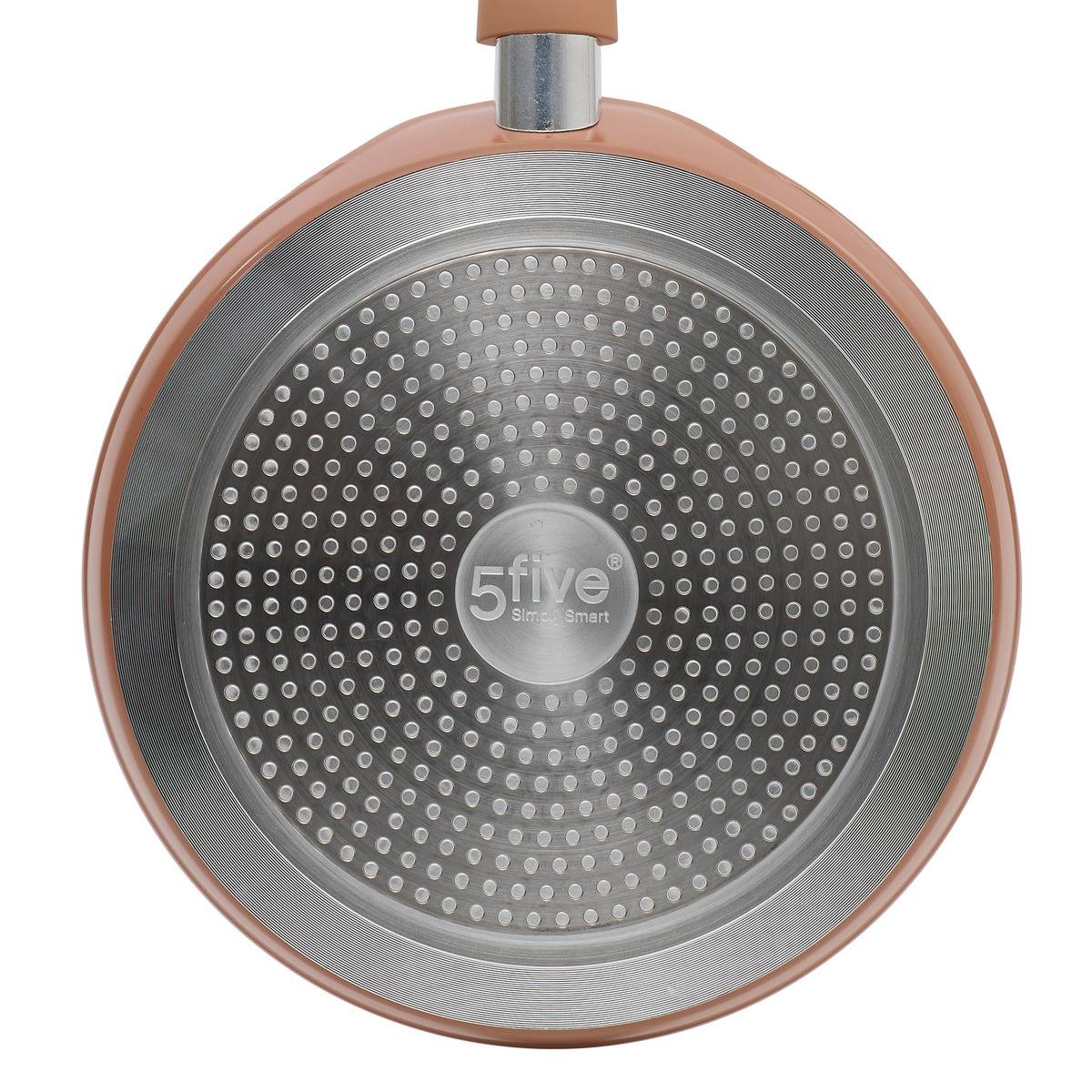 Poêle à crêpes ronde en aluminium recyclé TOSCANE terracotta, 5FIVE SIMPLY SMART