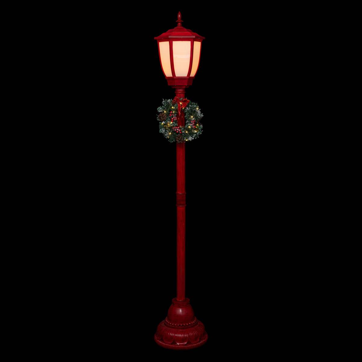 Decoration intérieur lanterner rouge 184cm 74LED rouge, FEERIC LIGHTS & CHRISTMAS