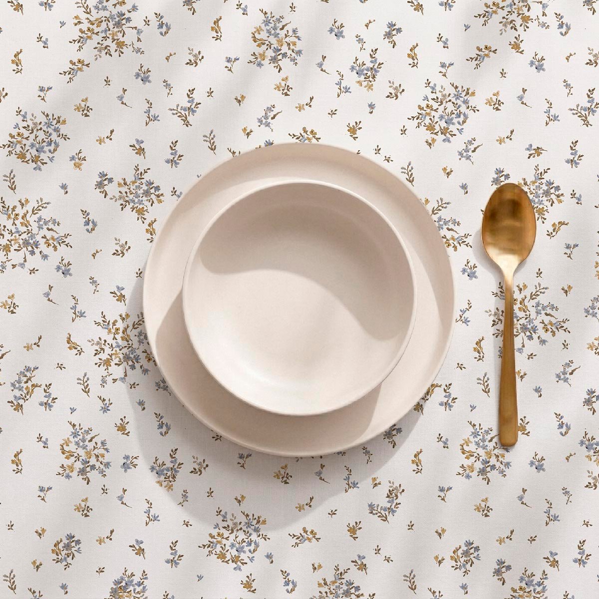 Nappe anti-taches Luna - coton 100% - bleu, NAF NAF HOME