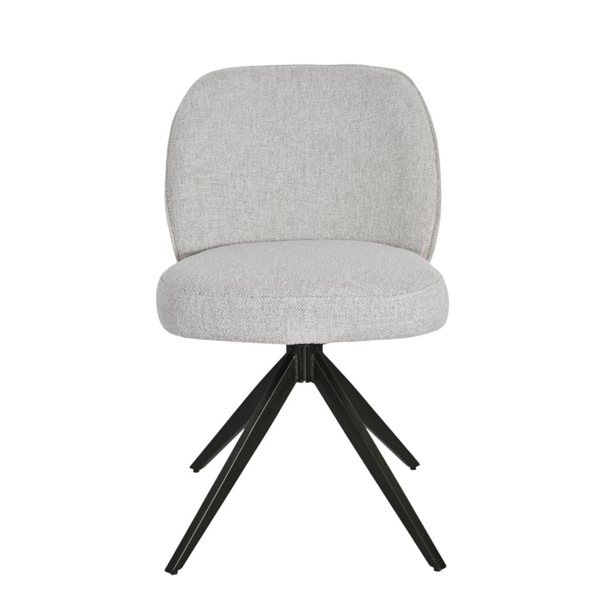 Chaise repas tissu beige, ZAGO