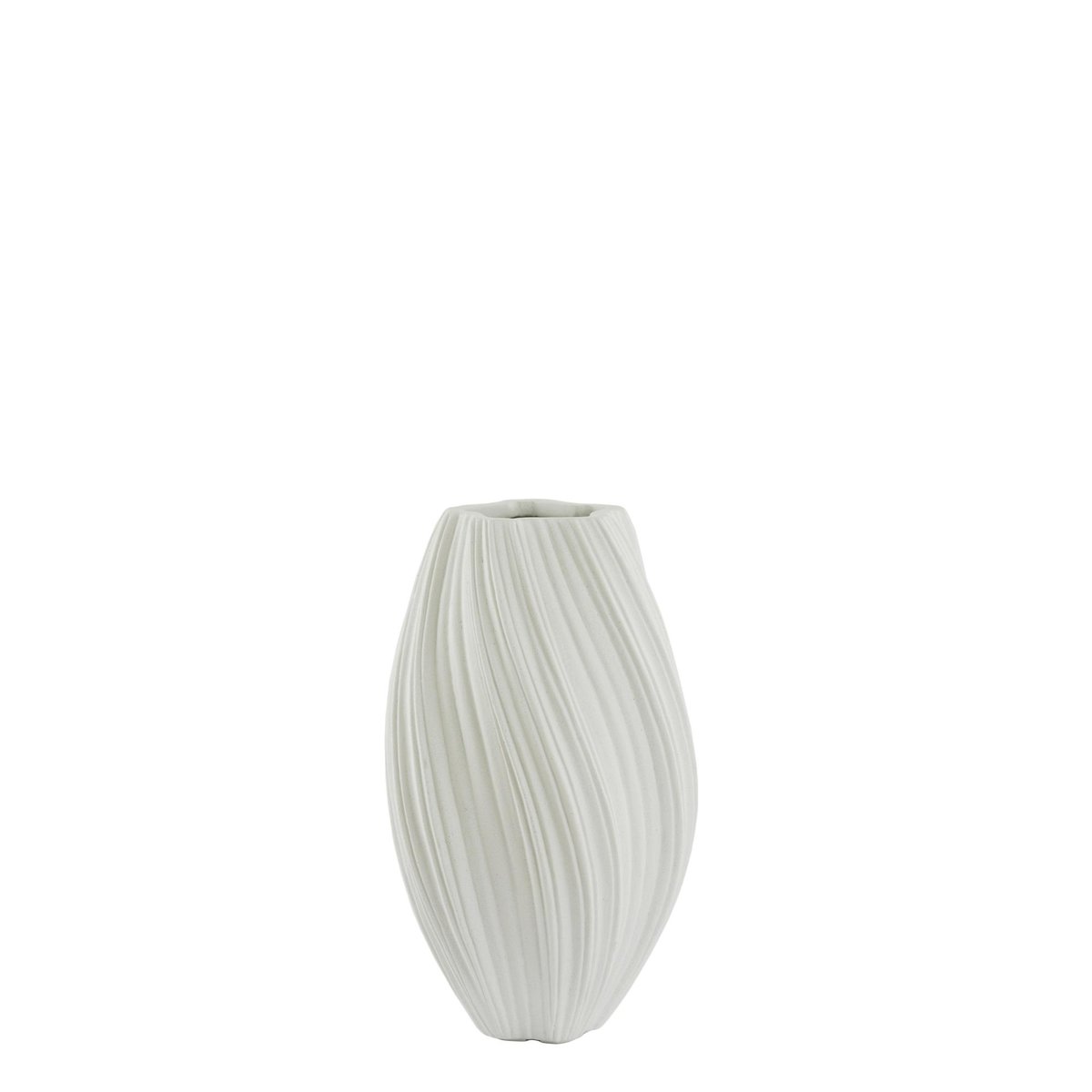 Vase Pierre YATUNG blanc, LIGHT & LIVING 