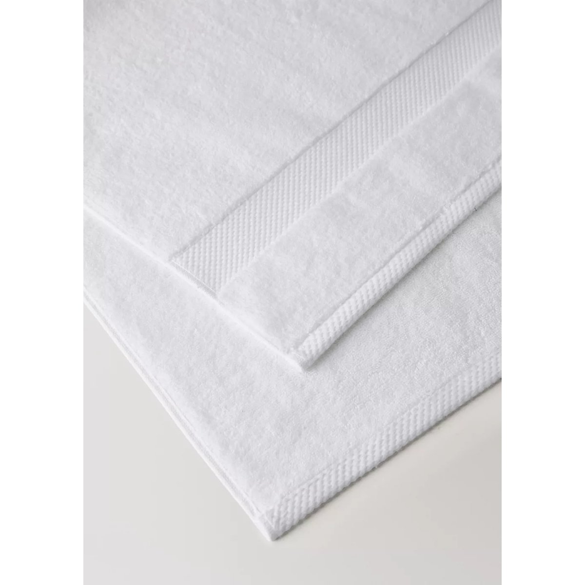 Serviette toilette coton extra doux blanc, MANGO HOME