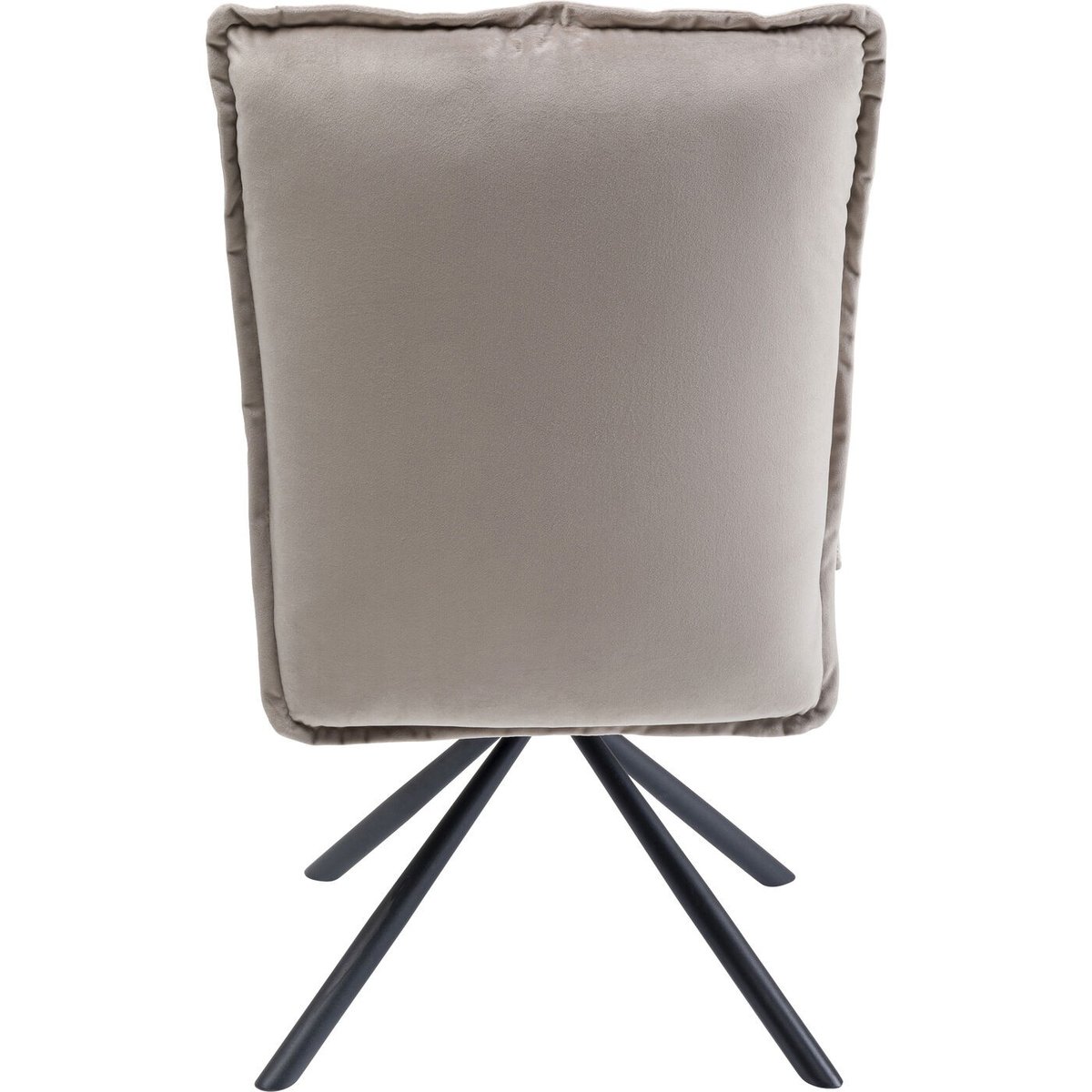 Chaise en velours, CHELSEA gris, KARE DESIGN