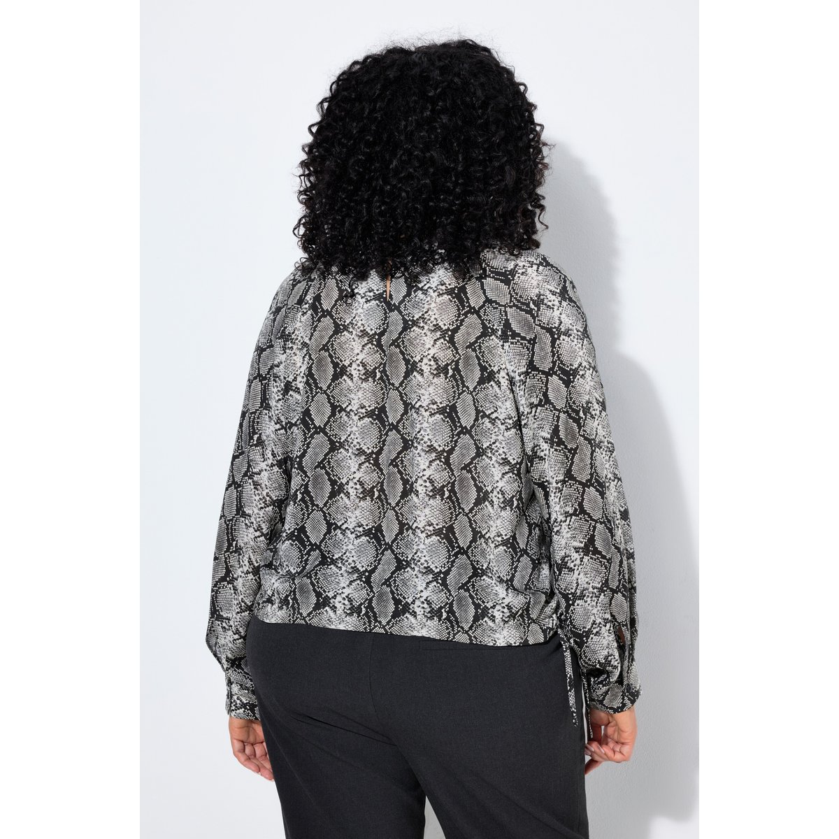 Chemisier motif peau de serpent mélange d’argent, ULLA POPKEN
