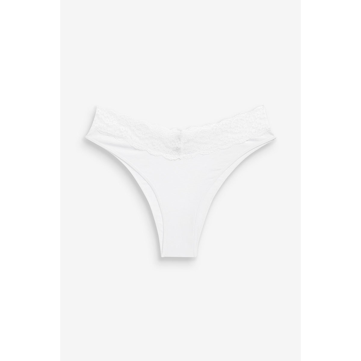 Slips bordés coupe très échancrée, lot de 4 imprimé papillon, NEXT