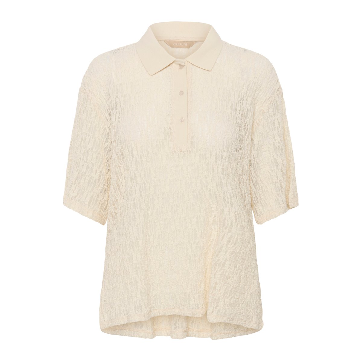 Blouse à manches courtes blanc whitecap, CULTURE