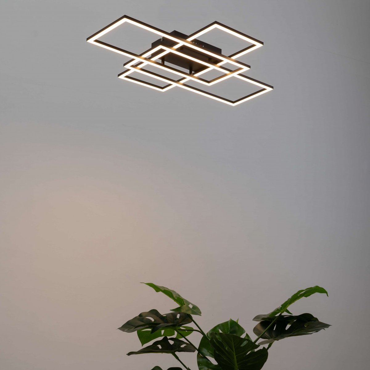 Plafonnier moderne et minimaliste - ELI noir, KOSILUM