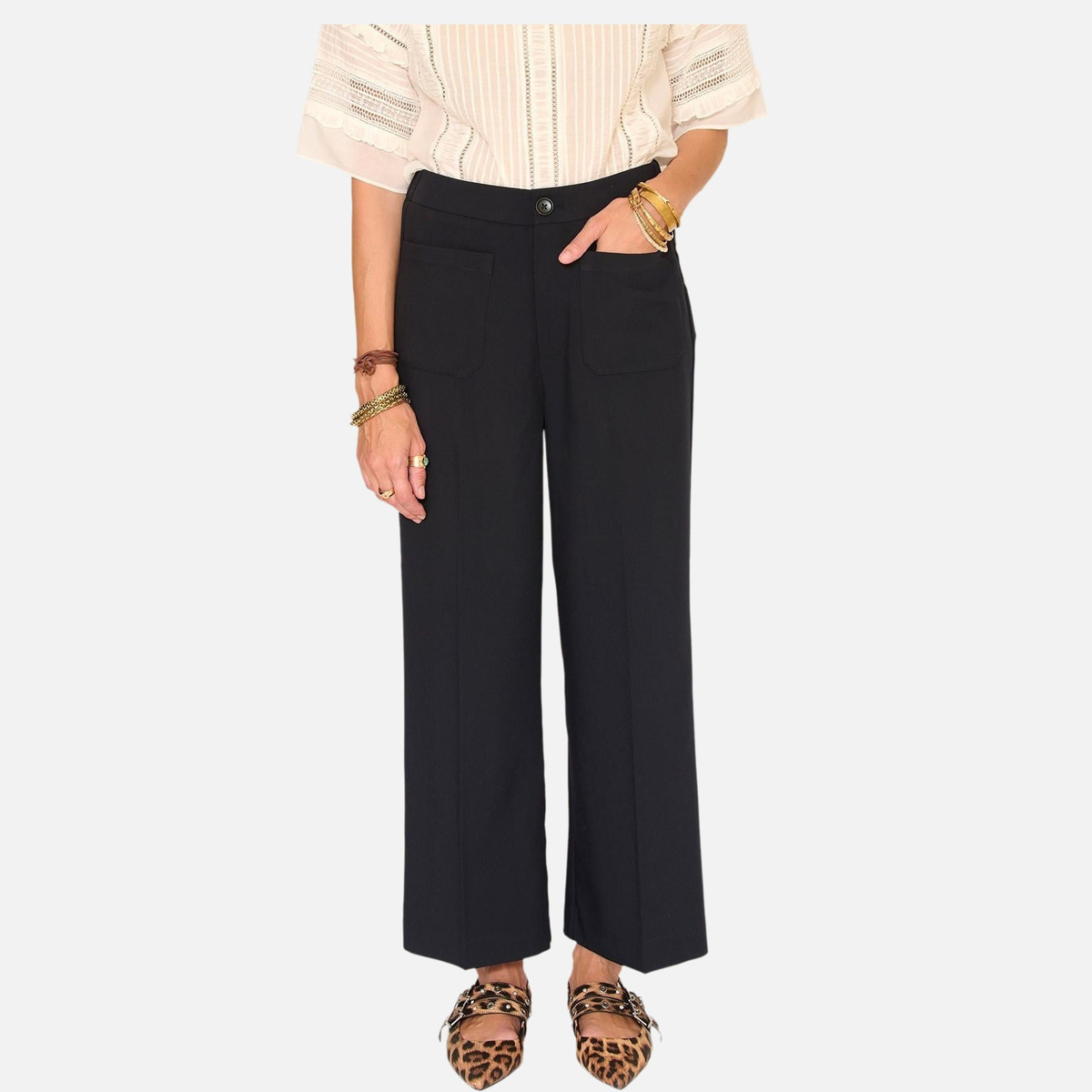 Pantalon PACOLINO bleu marine, MKT STUDIO