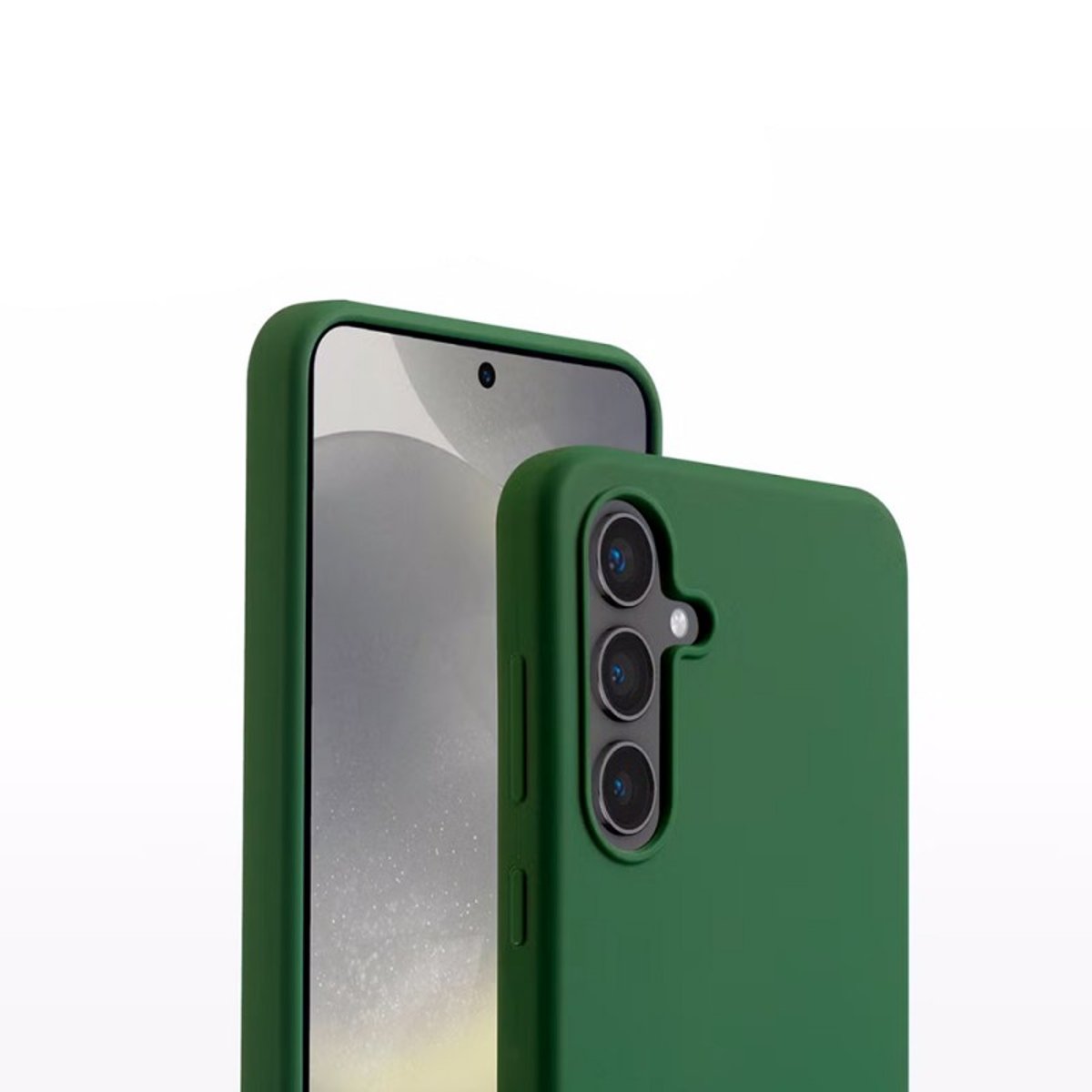 Coque Galaxy S24 antichoc + 2 vitres vert, EVETANE