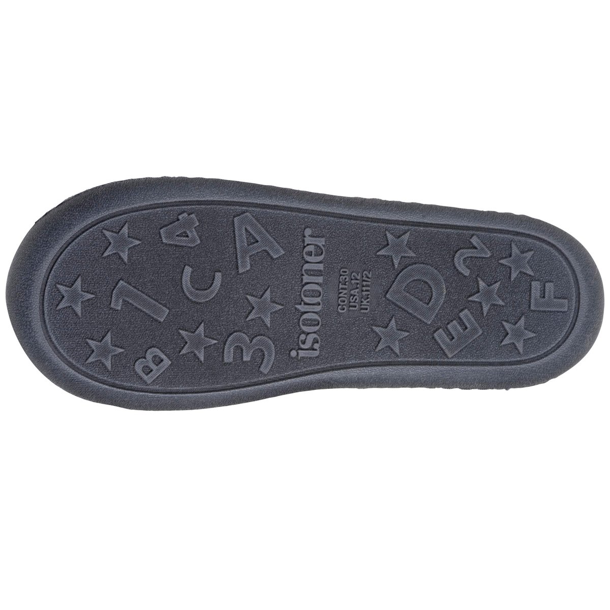 Chaussons Mocassins gris, ISOTONER