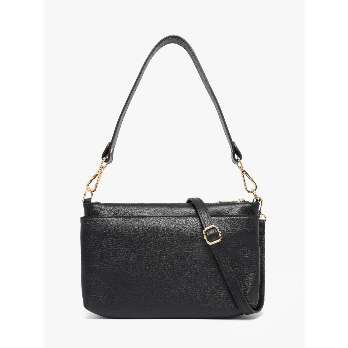 Sac bandoulière Caviar cuir nero, MILANO
