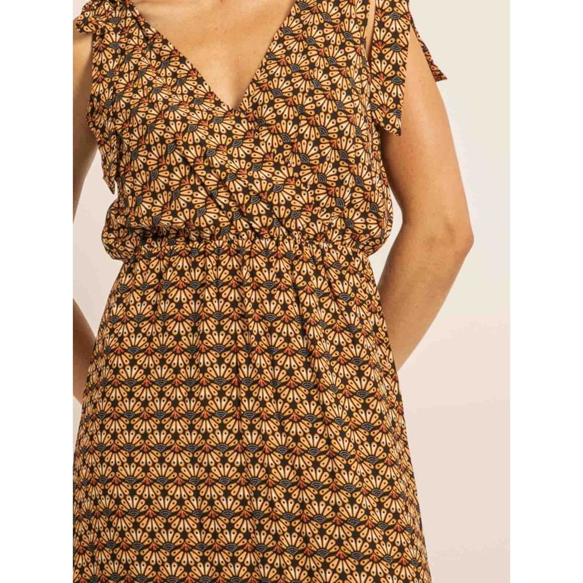Robe Longue Iliana orange, DONA LISA