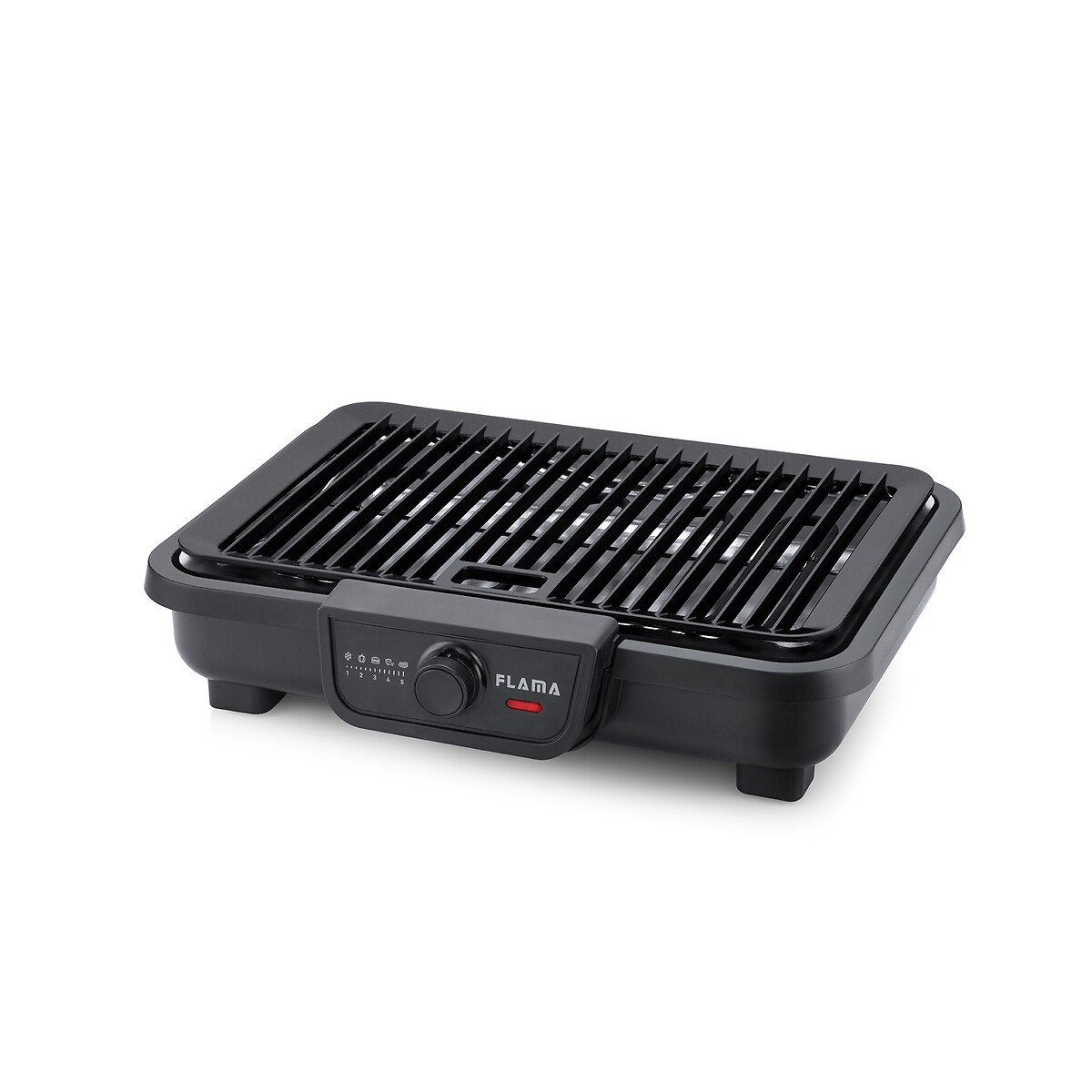 Grelhador Elétrico de Resistência 2200W 4871FL, FLAMA preto , FLAMA