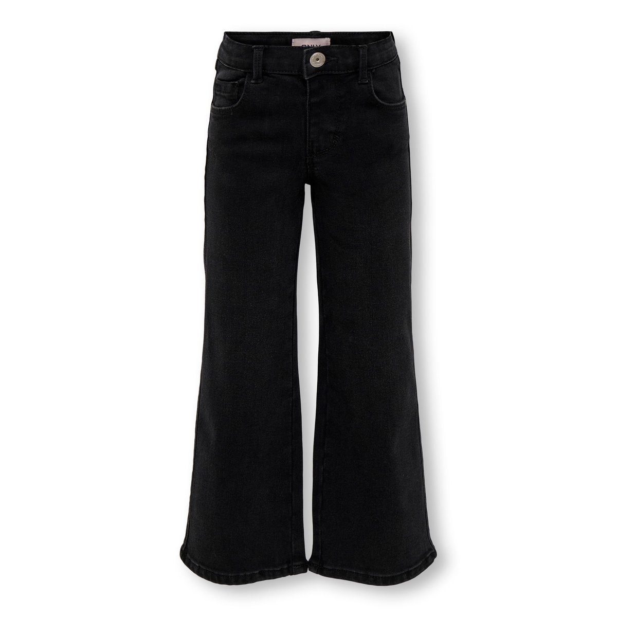 Jean À Jambe Large washed black, KIDS ONLY