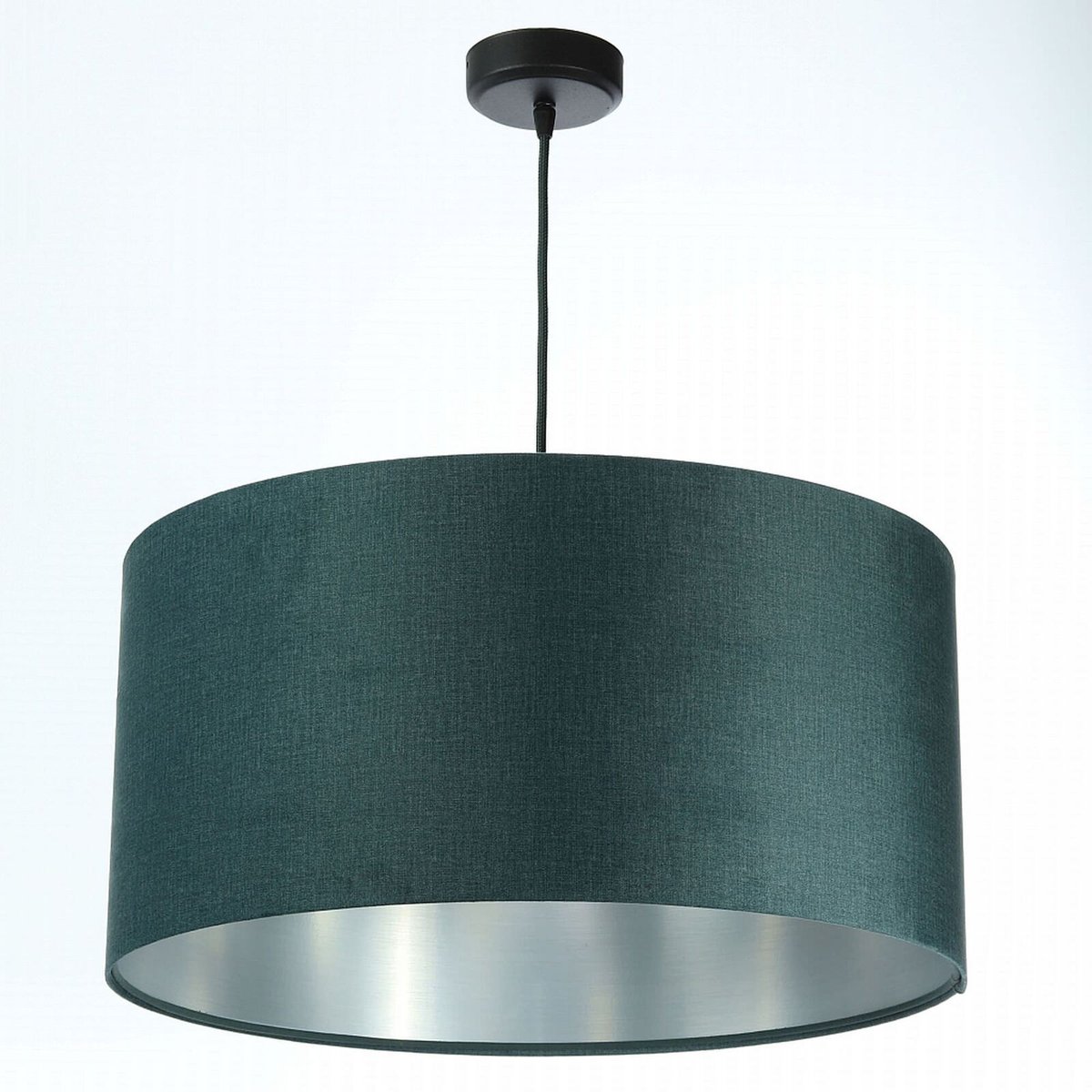 Suspension en tissu, GLAM bleu et argent brossé, BPS KONCEPT