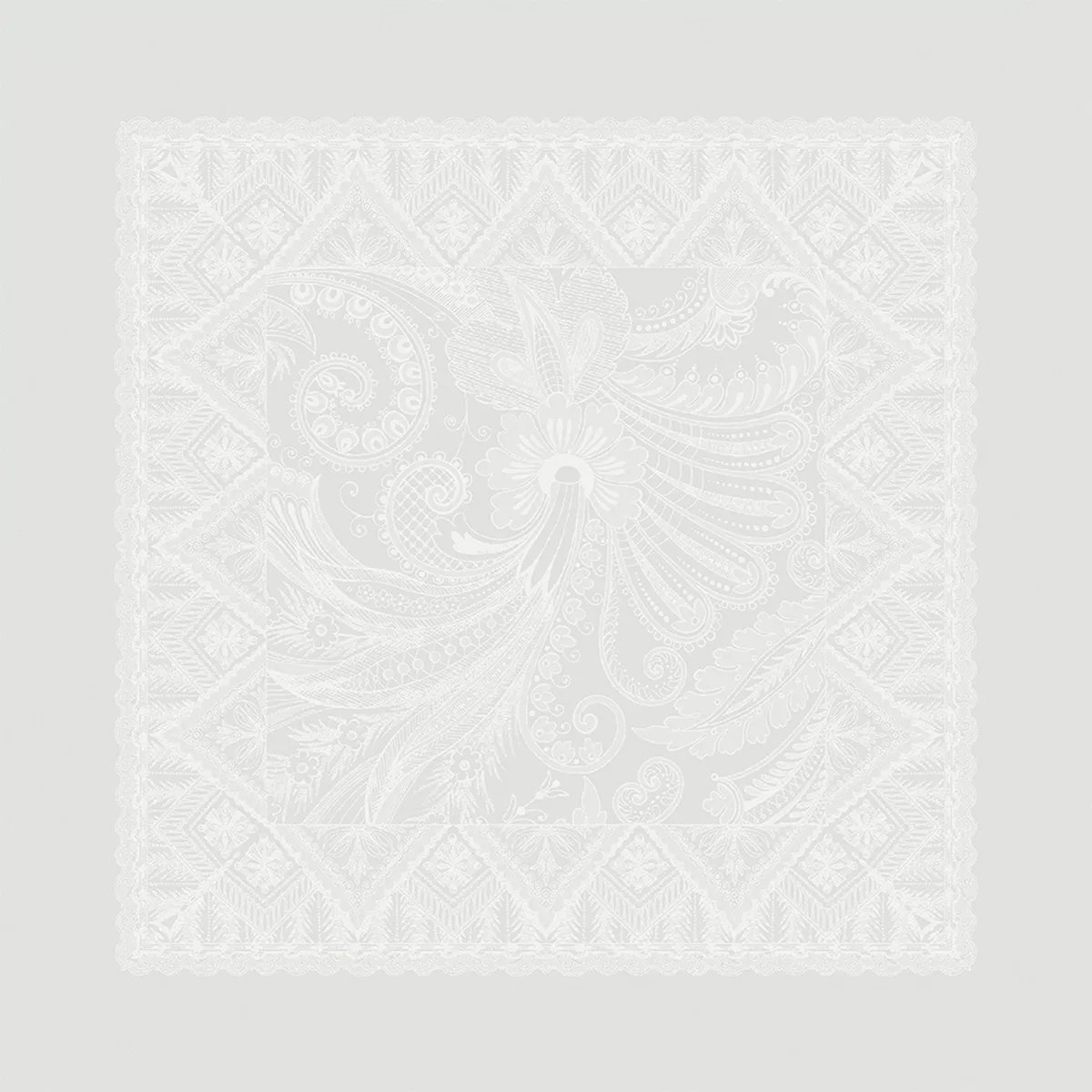 Serviette pur coton GRACE perle, GARNIER THIEBAUT