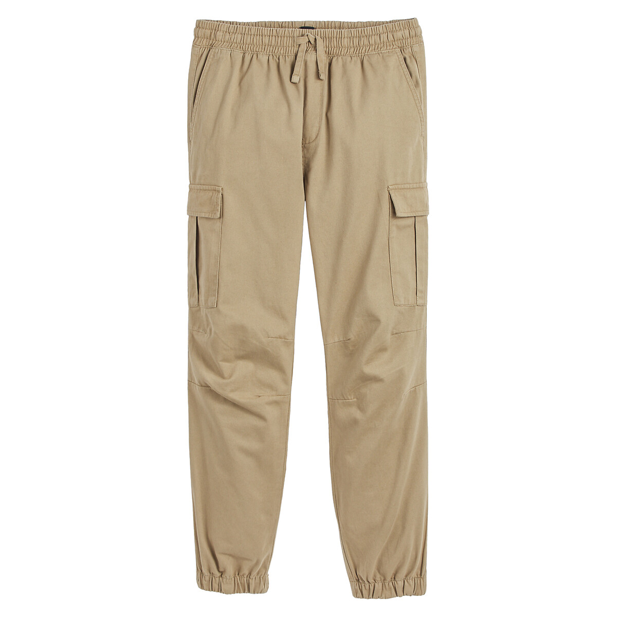 Cotton Cargo Trousers beige, LA REDOUTE COLLECTIONS