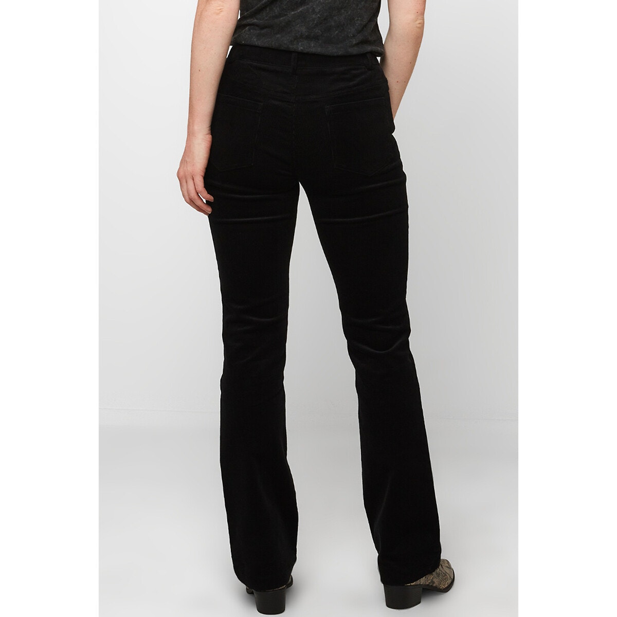 Pantalon Bootcut En Velours noir, JOE BROWNS