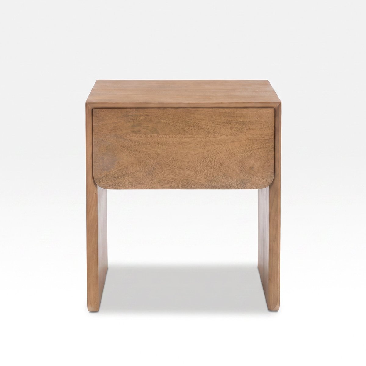 Table de chevet Achille - ACHILLE marron clair, MAISON PAVANE