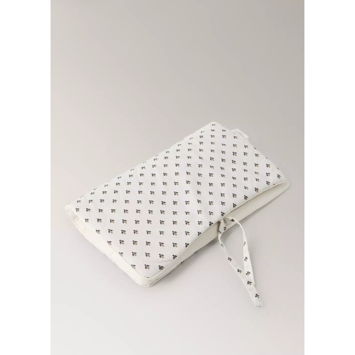 Trousse de toilette 100 % coton imprimée kaki, MANGO HOME