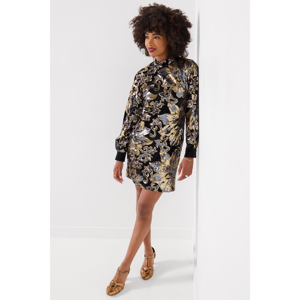 Robe Courte Boutique Tout en Éclat noir, JOE BROWNS