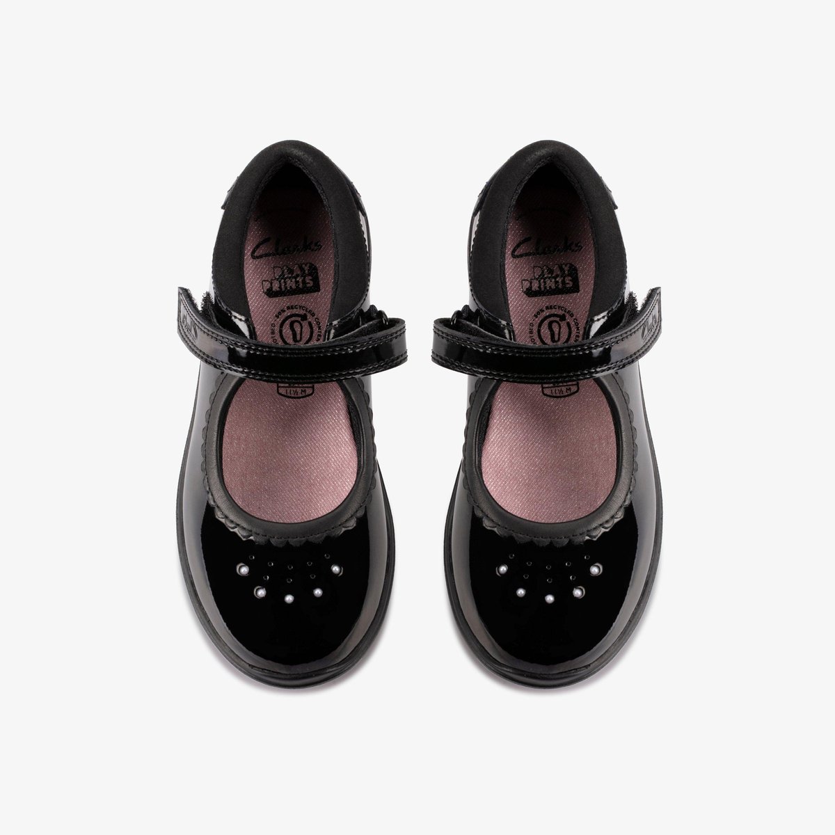 Ballerines Brevet Coupe Large SEA JEWEL K noir, CLARKS