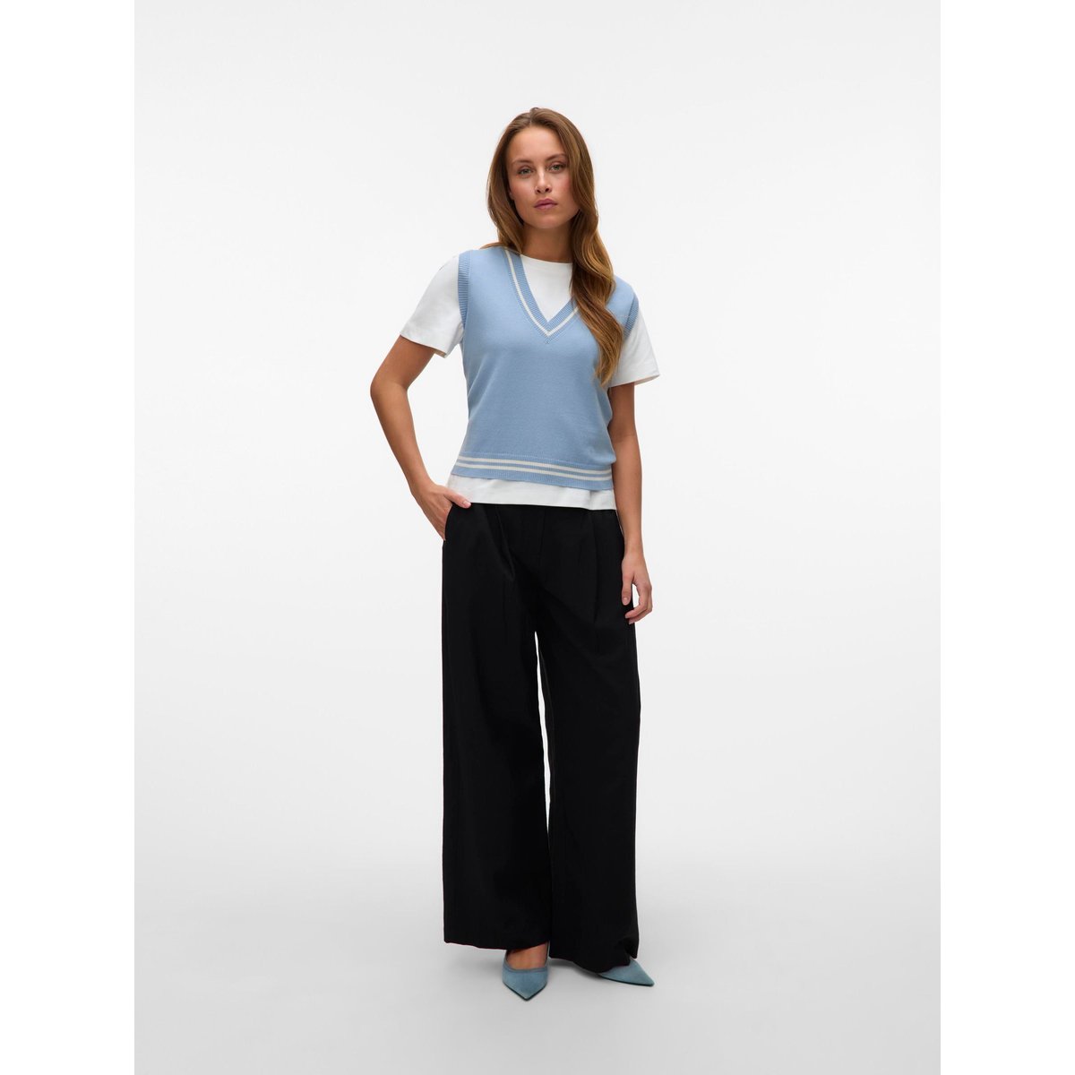Pantalon noire - black, VERO MODA