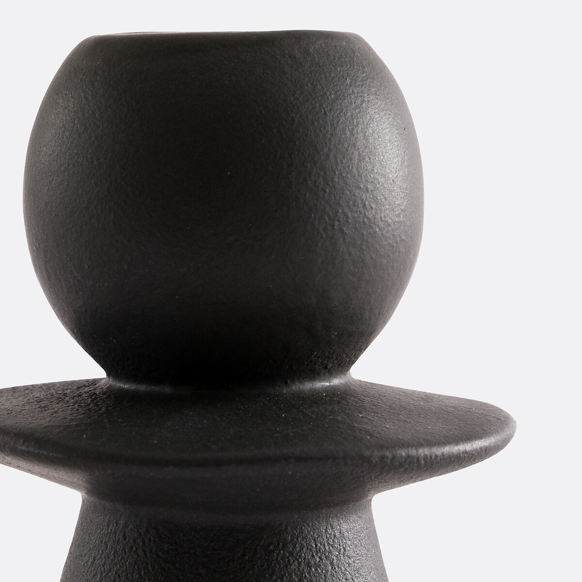 Candelabro de cerámica, al. 10 cm, Greta negro, LA REDOUTE INTERIEURS