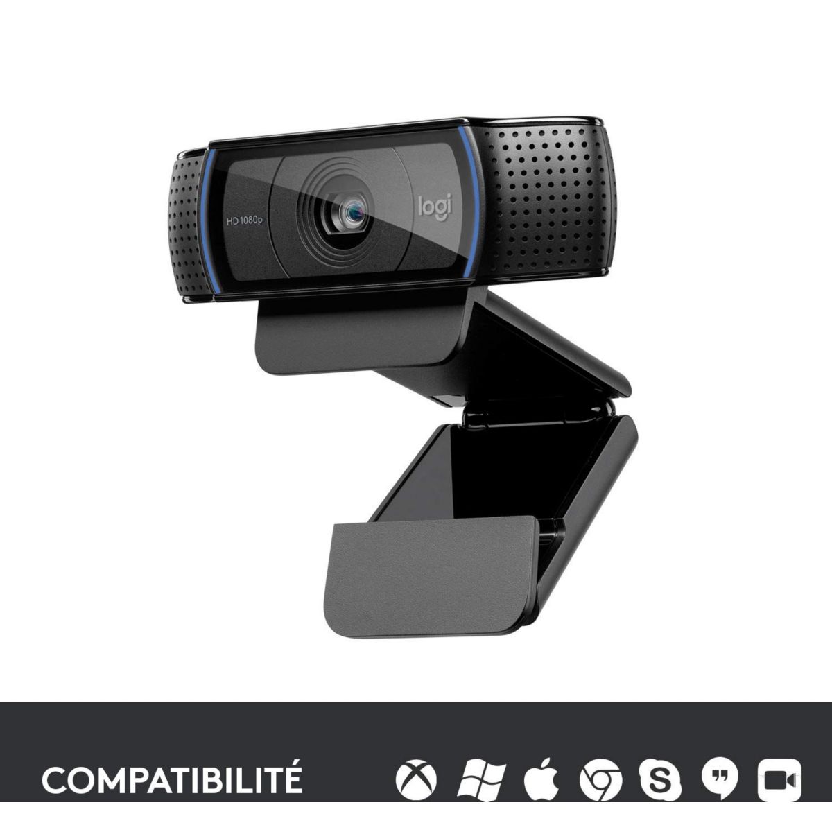 Webcam C920 Pro couleur unique, LOGITECH