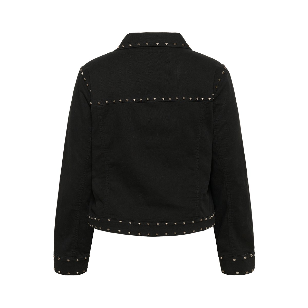 Manteau noir washed black twill, KAFFE CURVE