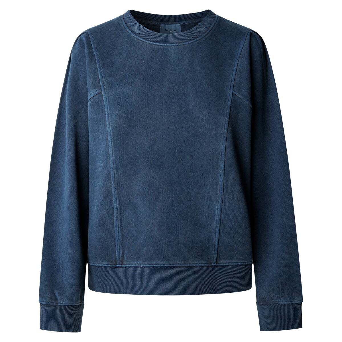 Sweat-Shirt À Col Rond Avec Coutures Décoratives bleu amiral, PEPE JEANS