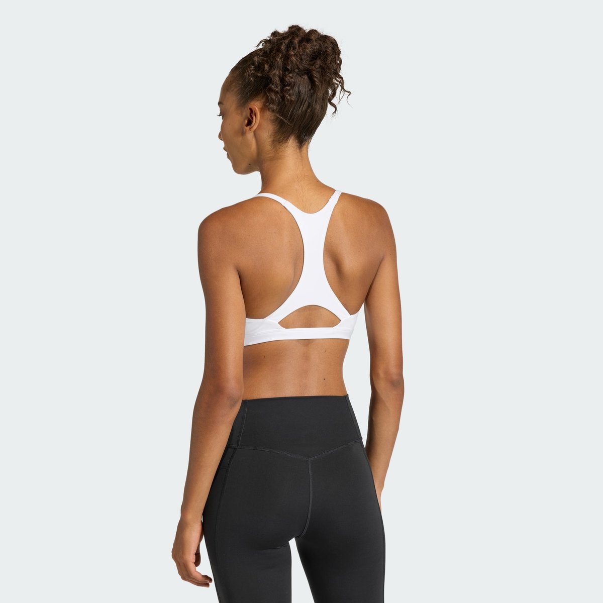 Brassière De Training Optime Essentials Maintien Léger Brassière De Training Optime Essentials Maintien Léger white, adidas Performance