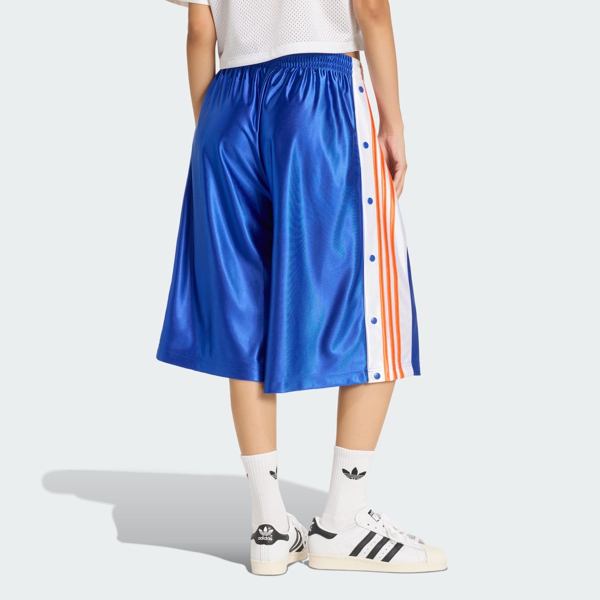 Short Adibreak Coupe Longue bold blue / white / orange, adidas Originals