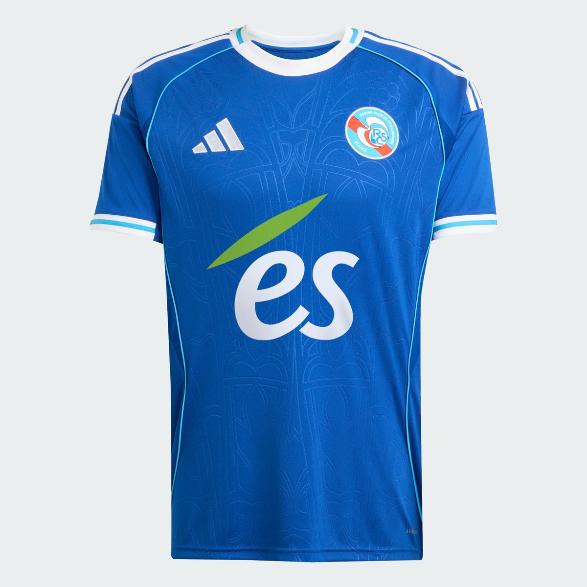 Maillot Domicile Rc Strasbourg 25/26 Maillot Domicile Rc Strasbourg 25/26 royal blue, adidas Performance