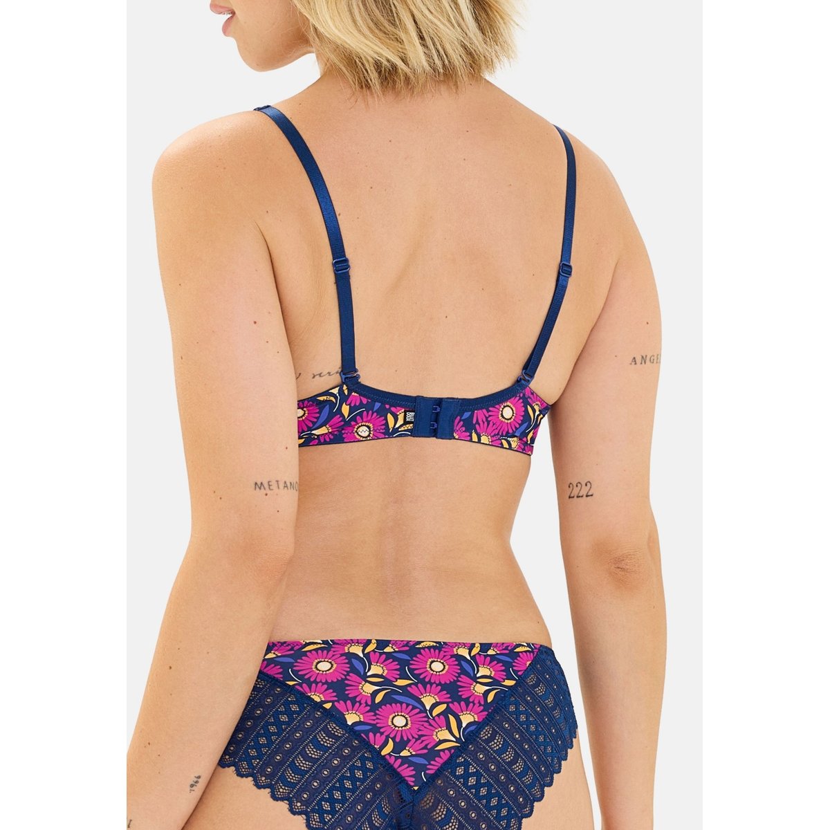 Soutien-gorge TALENTUEUSE tournesol fond bleu, BILLET DOUX