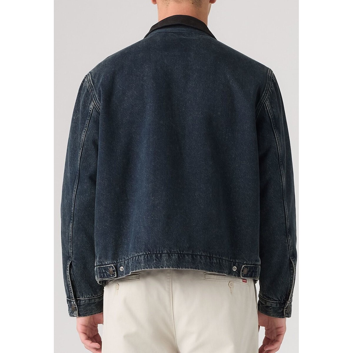 Casaco com fecho zíper, gola em contraste, CASTRO dark blue black, LEVI'S