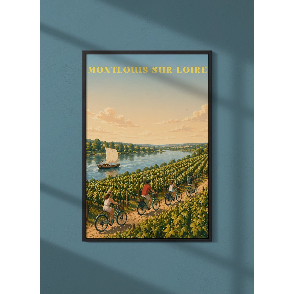Affiche Montlouis-sur-Loire blanc, L'AFFICHERIE