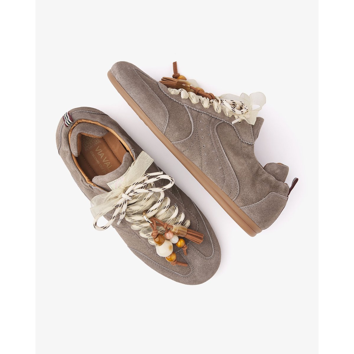 Baskets JUNE HAVEN gris, VIA VAI
