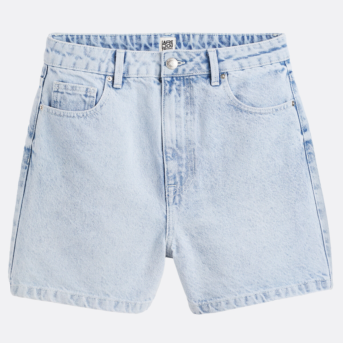 Short en denim bleu bleach, LA REDOUTE COLLECTIONS