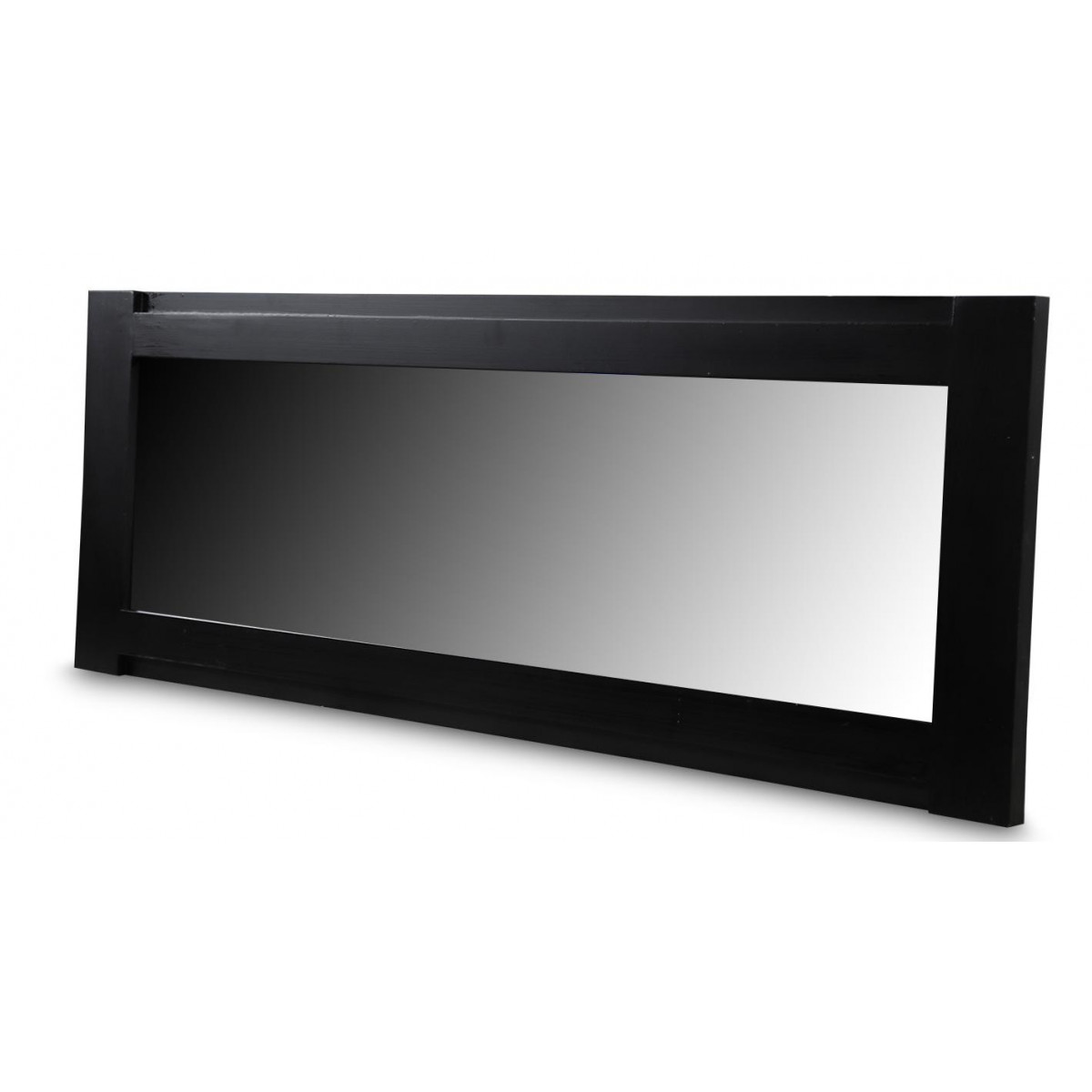 Grand miroir - IDÉLINE noir, DECORATION D’AUTREFOIS