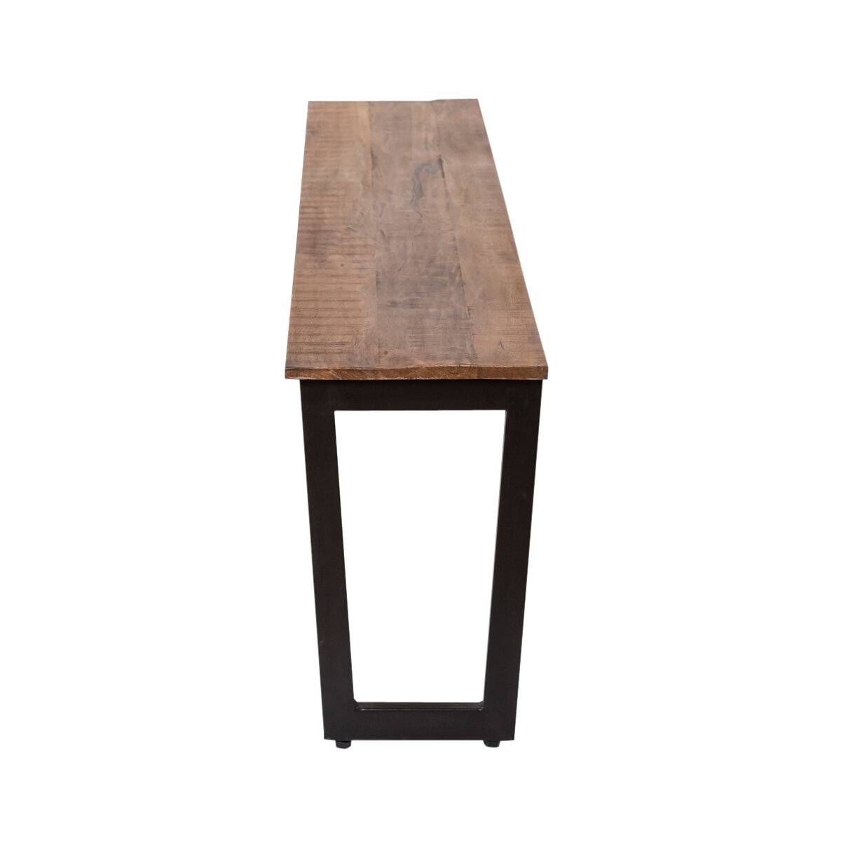 Banc en bois de manguier CHARLOTTE bois foncé, MADE IN MEUBLES 