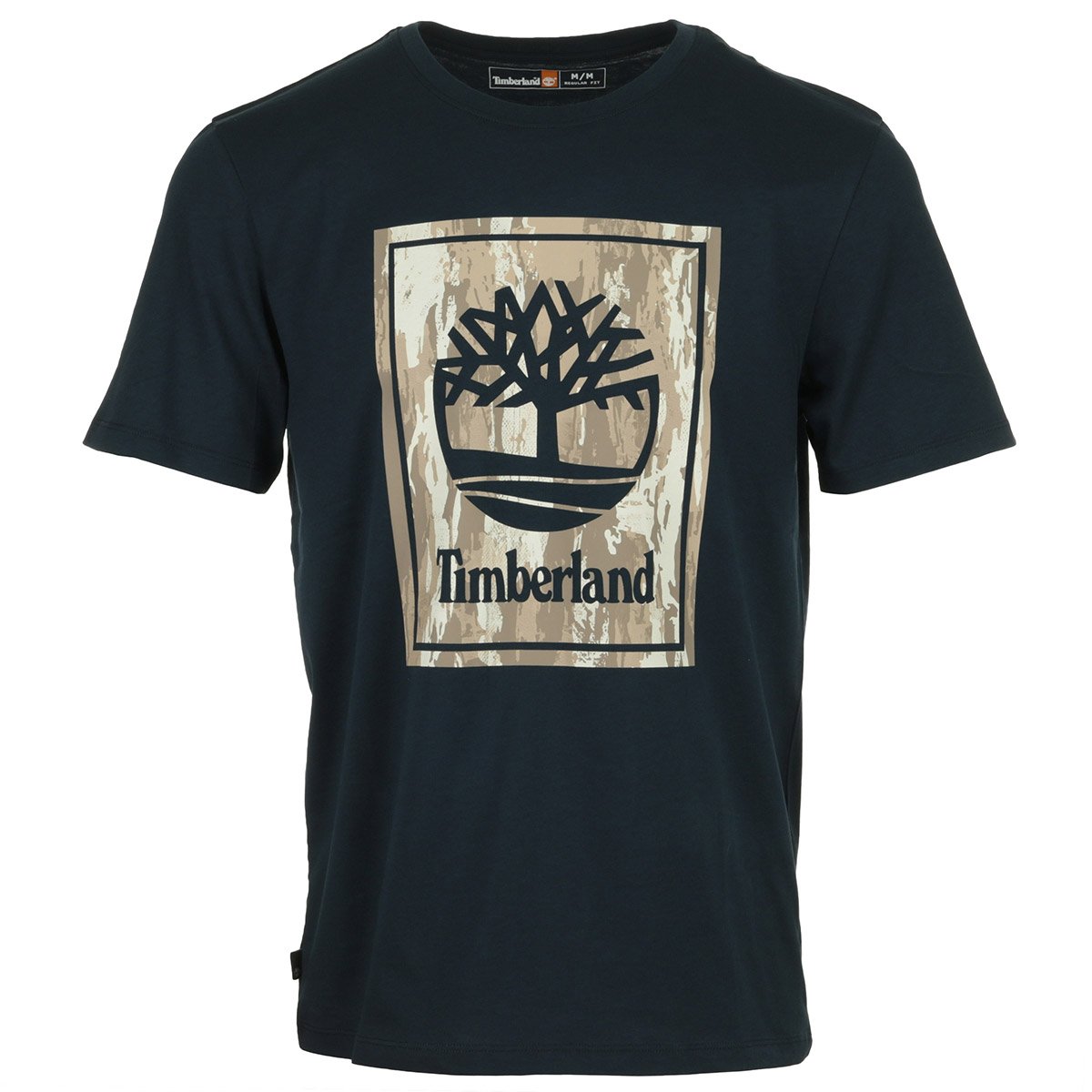 T-shirt Camo Short Sleeve Tee navy, TIMBERLAND