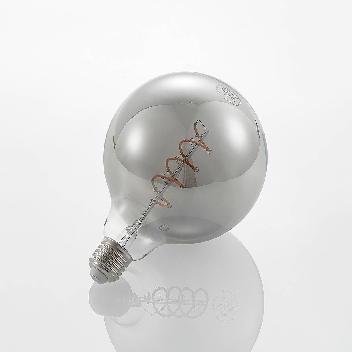 Ampoule E27 en verreLED, E27 G125 LED 4W couleur unique, LUCANDE