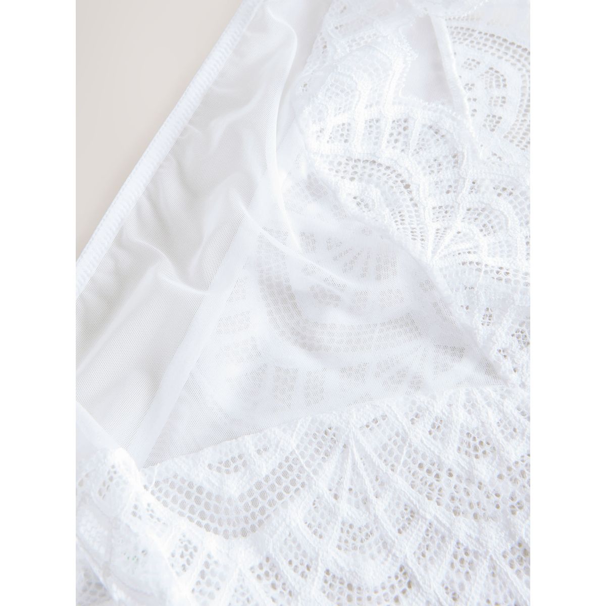Slip en dentelle, lot de 2 blanc, NEXT