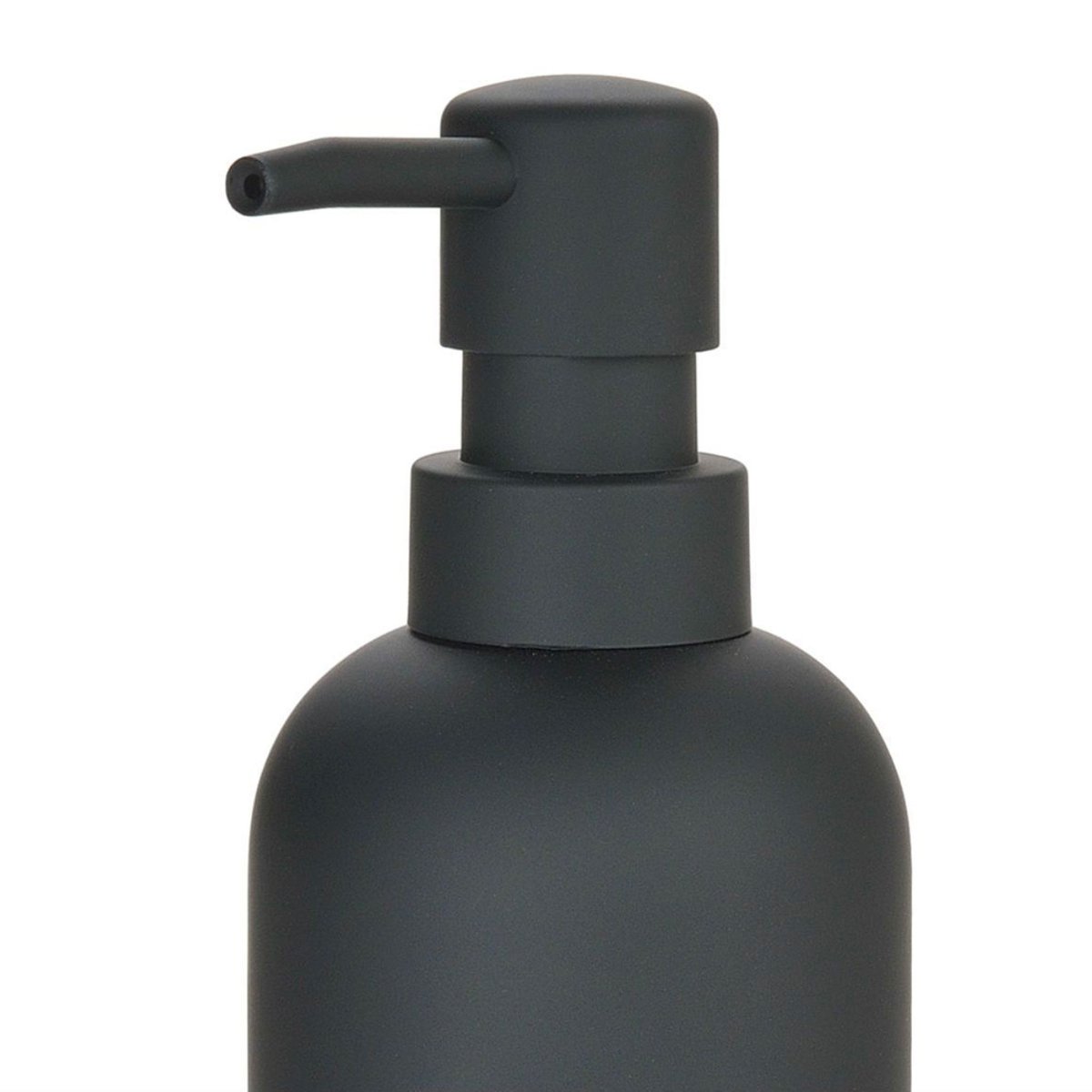 Distributeur de savon polyrésine noir mat noir, WADIGA