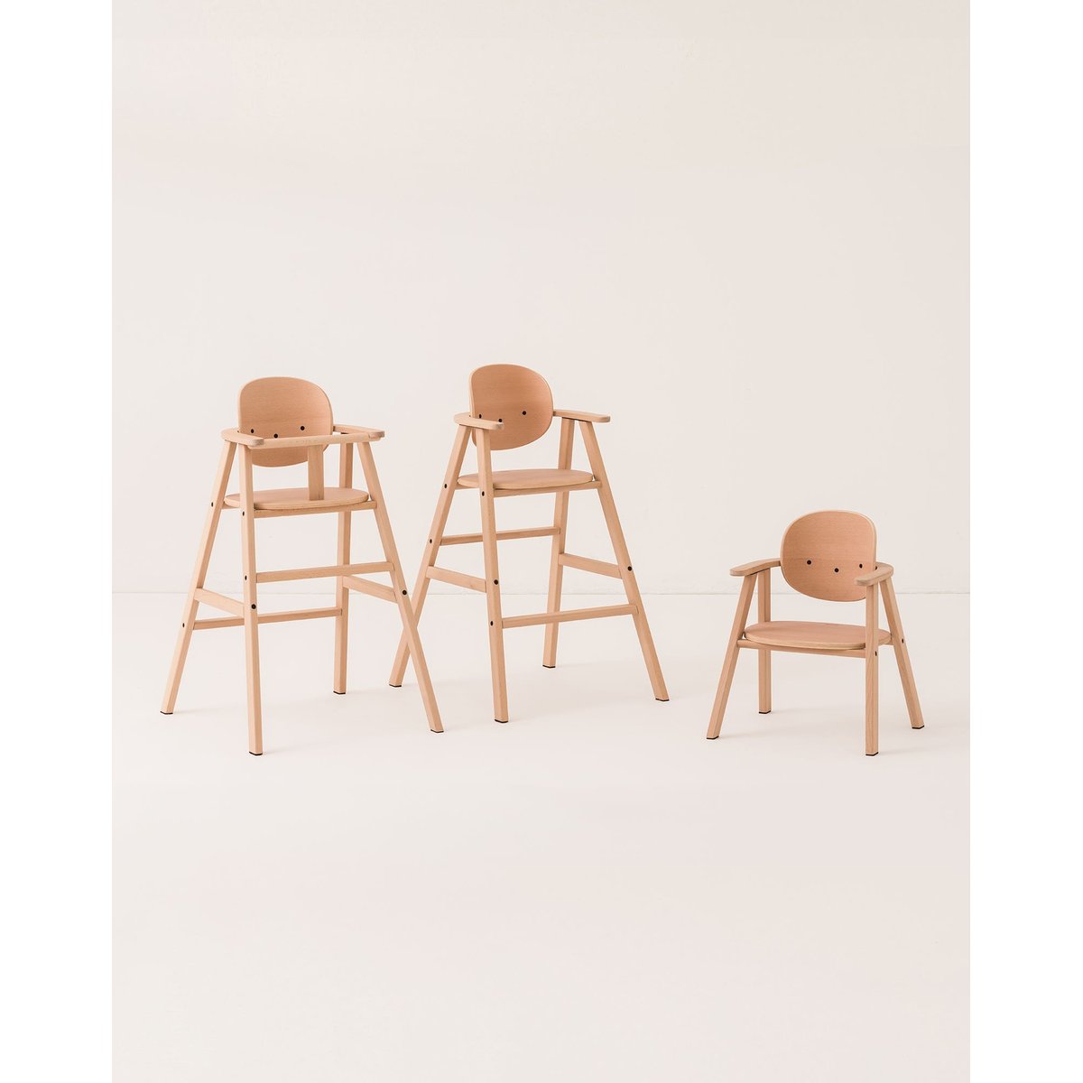 Ensemble chaise évolutive 3 en 1 avec plateau et coussin GROWING GREEN leonie latte, NOBODINOZ